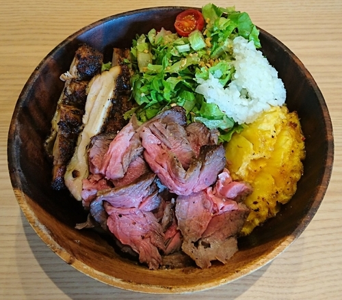 「wild monster palette＋ステーキ丼」@Handicraft Worksの写真