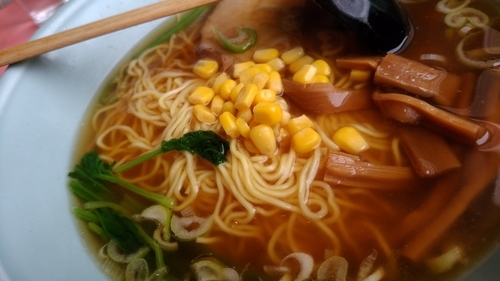 「ラーメン６８０円」@山水楼の写真