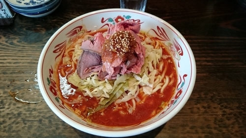 「トマトそばローストビーフのせ1100円」@ぐるまん野州男の写真