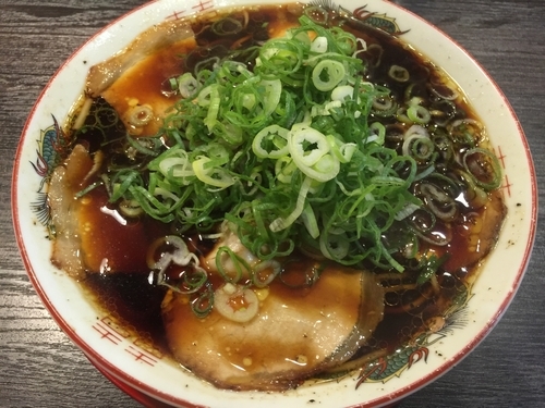 「松本ブラック中華そば」@中華そば マルキ商店の写真