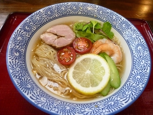 「冷製潮麺」@天然だしラーメン 潮の音の写真