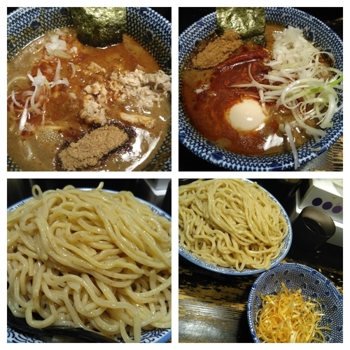「カレーつけ麺特盛り（スパイシーver)＋とろけるチーズ」@狼煙 〜NOROSHI〜の写真