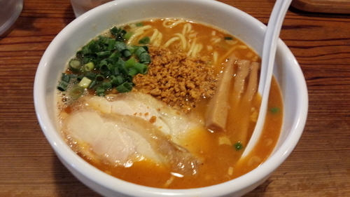 「赤鶏ラーメン」@鶏の穴の写真