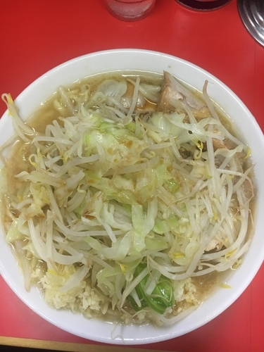 「小ラーメン ニンニク多め ➕ カラメ」@ラーメン二郎 松戸駅前店の写真