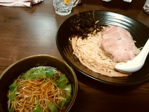 「つけそば（細麺ver）」@花笑み中華そば かれんの写真