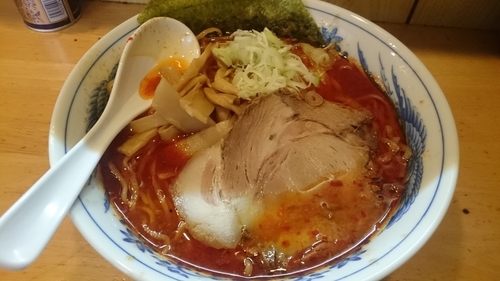 「辛味噌中華そば（750円）＋大盛り（0円）」@麺屋Hiroの写真