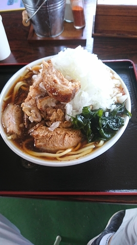 「チャーシュー麺＋やくみ」@福のじの写真