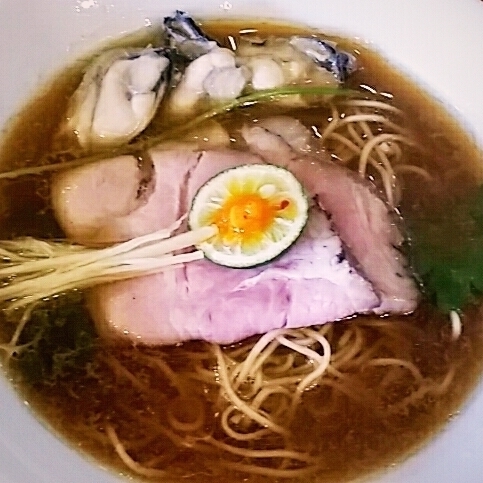 「【週末限定】鮮魚そば牡蠣添え ９００円」@麺's キッチン RIRIの写真