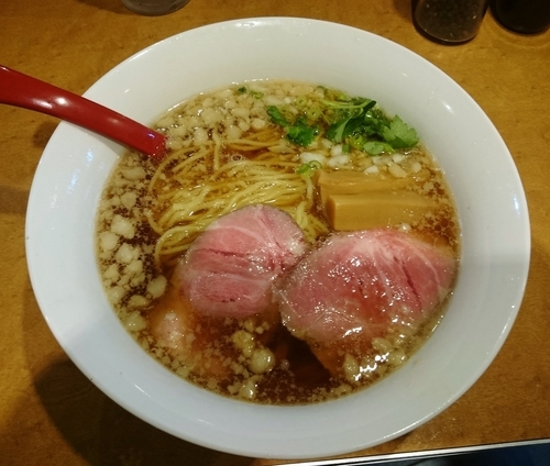 「背脂煮干しラーメン(8/26,27限定)  750円」@麺屋 紅の写真