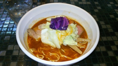 「肉入り海老リッチらーめん」@らーめん 五ノ神製作所の写真