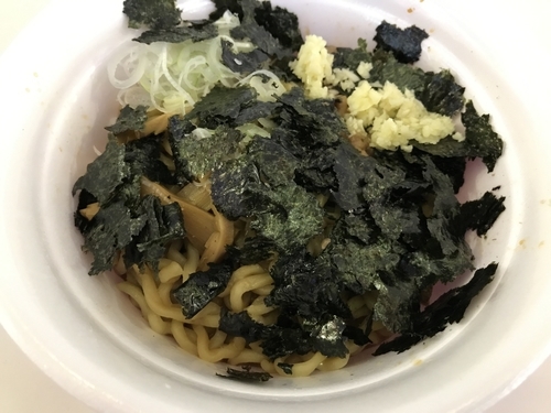 「まぜそば  800円」@ラーメン☆ビリー 楽天生命パーク宮城店の写真