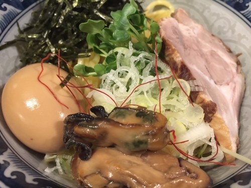 「つけ麺・佐市＋牡蠣めし」@麺や佐市の写真
