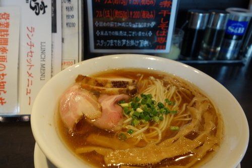 「煮干中華そば780円」@らーめん ちゃん亭の写真