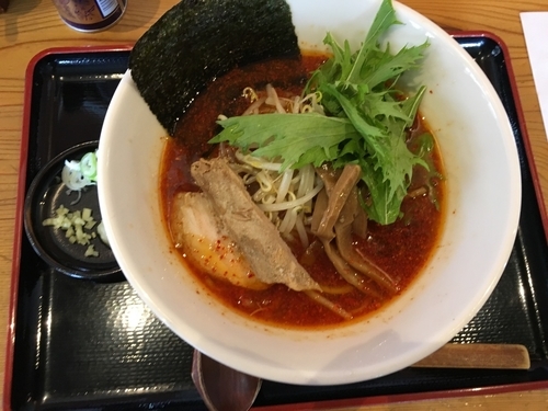 「大辛醤油ラーメン（740¥）」@らーめん はんぐりーの写真