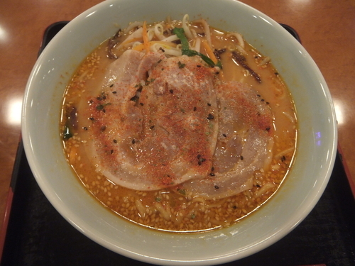 「新健美味噌ラーメン650円」@南増尾 健美の湯の写真