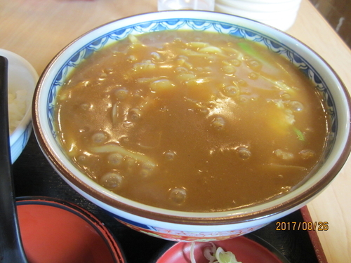「カレーうどん７００円」@山都庵の写真