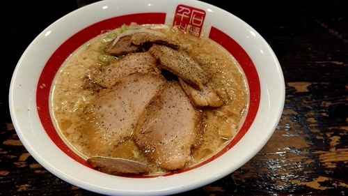 「豚そば太麺」@千石自慢ラーメン 本店の写真