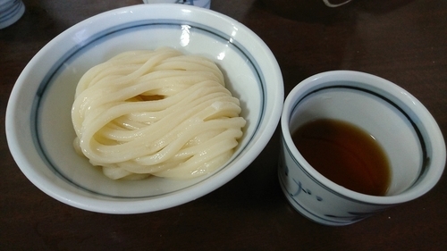 「冷し(小)250円」@釜あげうどん 長田in香の香の写真