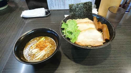 「【夏季限定】特製カレーつけ麵（中） 900円」@ラーメンつけ麺 奔放の写真