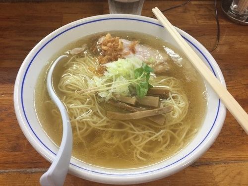 「塩ラーメン　750円」@支那そば 福々亭の写真