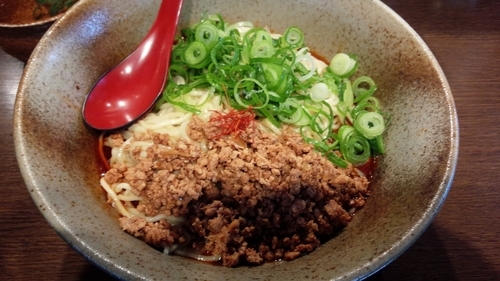 「激辛味」@広島汁なし担々麺 山椒家の写真