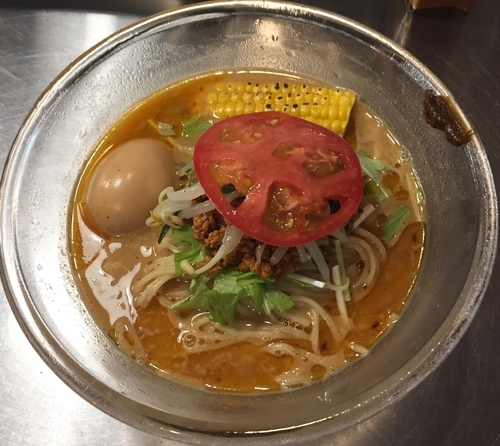 「みそのかつお〜夏休みver〜920円+ランチライス50円」@Bonito Soup Noodle RAIKの写真
