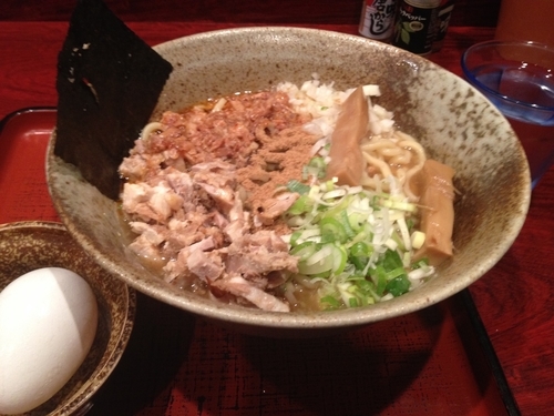 「まぜそば【ノーマル】(小)」@食処 渓の写真