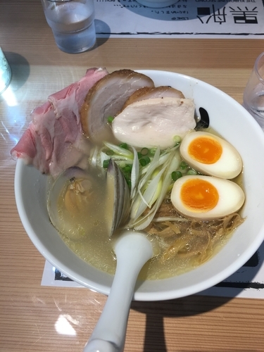 「塩スペシャル」@貝だしラーメン 黒船SECONDの写真