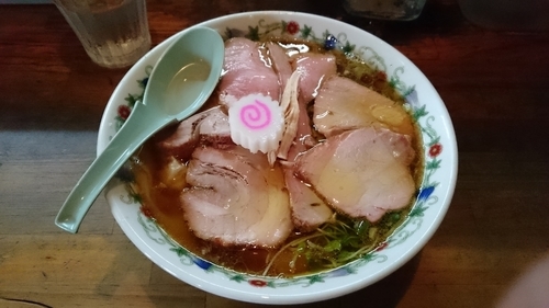 「チャーシューワンタンメン1150円」@手打中華 とらや 分店の写真