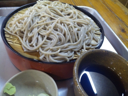 「ざるそば　380円」@黒姫物産センターの写真