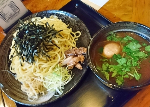 「つけ麺・中（麺400g）980+煮玉子130」@もちもちの木 野田店の写真