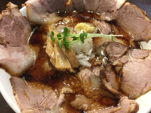 「肉そば（醤油）＋肉増し」@肉そば総本山 神保町 けいすけの写真