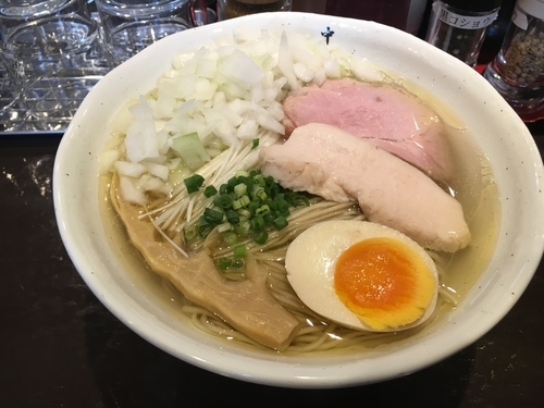 「鶏そば 玉葱」@中華そば 葵の写真