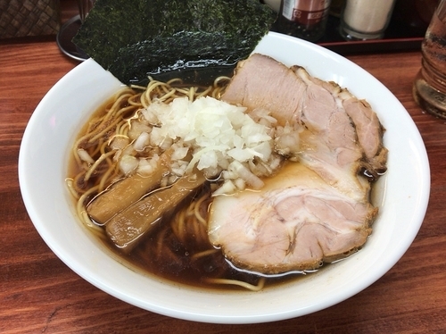 「睡蓮式無化調八王子ラーメン(限定)500円」@麺や 睡蓮の写真
