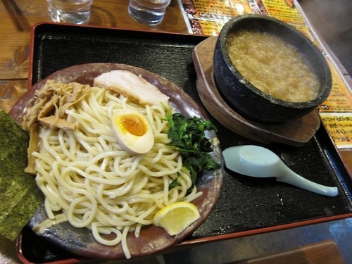 「濃厚豚骨伊勢海老つけ麺」@竹本商店★つけ麺開拓舎の写真