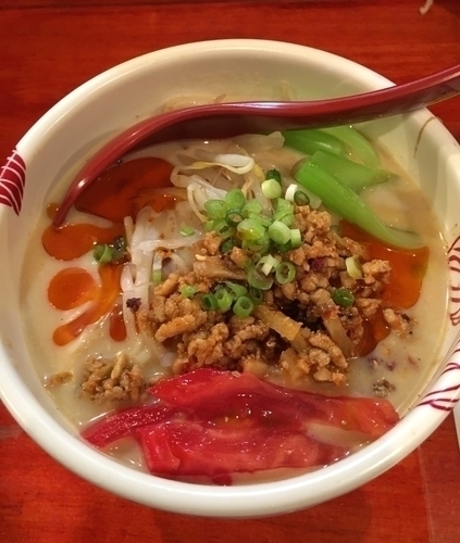 「[限定] 冷やしベジ担々麺 (醤油) (ハーフ) ￥450」@麺処 あす花の写真