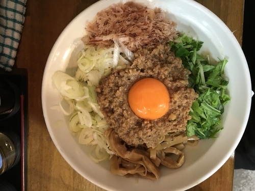 「天ぎゃんまぜそば」@天狗庵の写真