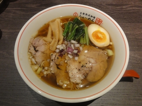 「神様の中華そば」@京都熟成細麺 らぁ～めん京 西院駅前店の写真
