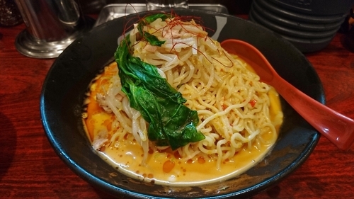 「冷し担々麵+大盛り+ネギチャーシュー小丼+生ビール」@YOSHIBA 芳葉 駅前店の写真