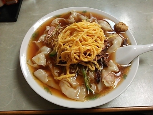 「冷やし中華ワンタンメン」@わんたんやの写真