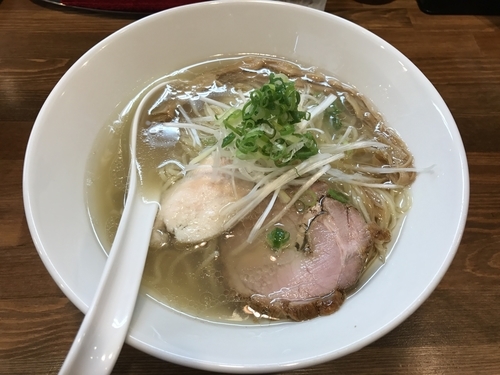 「塩そば  800円」@中華そば 煖々の写真