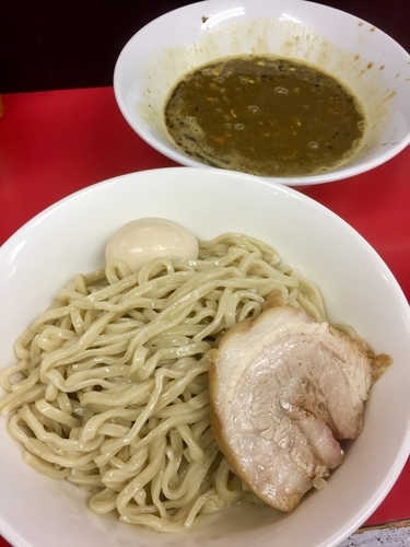 「【限定】黒カレーつけ麺 大 ￥850」@ラーメン一心の写真