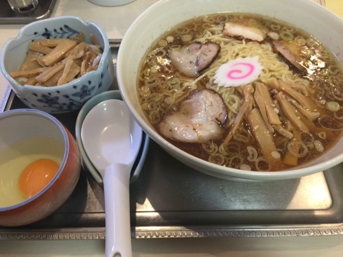 「中華麺(玉子+メンマ)」@永福町大勝軒の写真