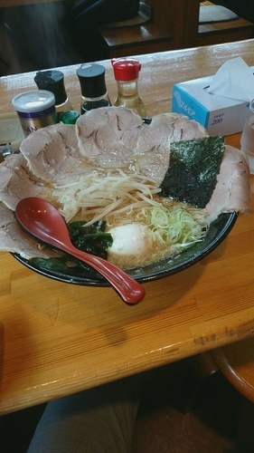 「味噌チャーシュー麺」@ラーメンショップ  とんちゃん 藤原店の写真