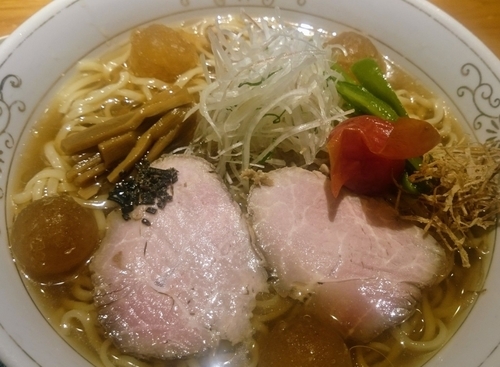 「冷やしラーメン（限定）」@中華そば 勝本の写真
