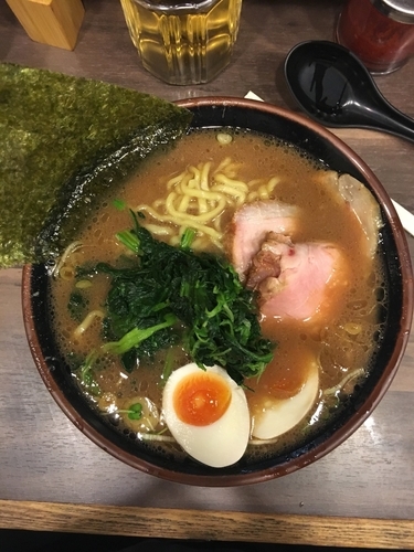 「玉子ラーメン 味濃いめ」@神田ラーメン わいず 神田本店の写真