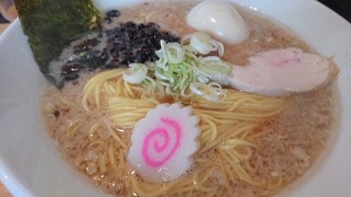 「背油(味玉、大盛)」@麺や ふる川の写真