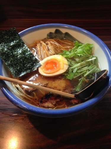 「柚子醤油らーめん」@AFURI 恵比寿の写真