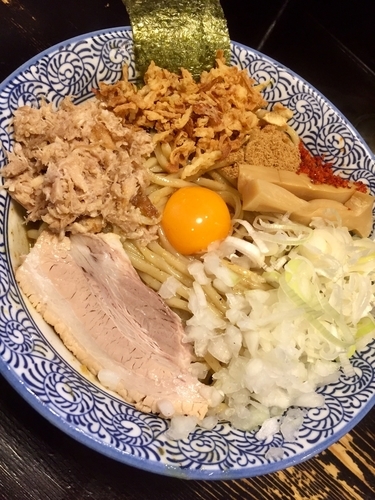 「冷やしカレーまぜそば 大」@狼煙 〜NOROSHI〜の写真