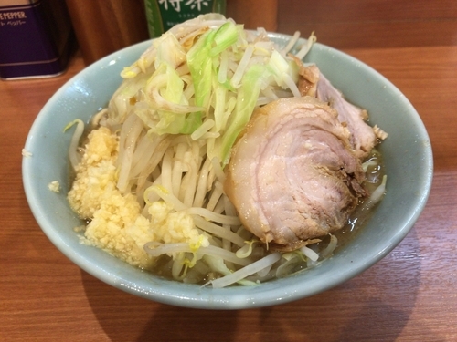 「小ラーメン ヤサイニンニクマシ カラメ」@ラーメンBoo Boo太郎。の写真